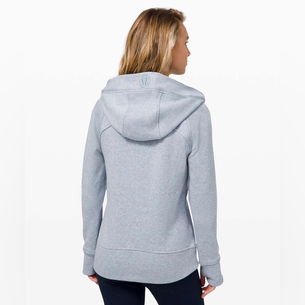 Lululemon Scuba Hoodie in Heathered Chambray (Size Small)